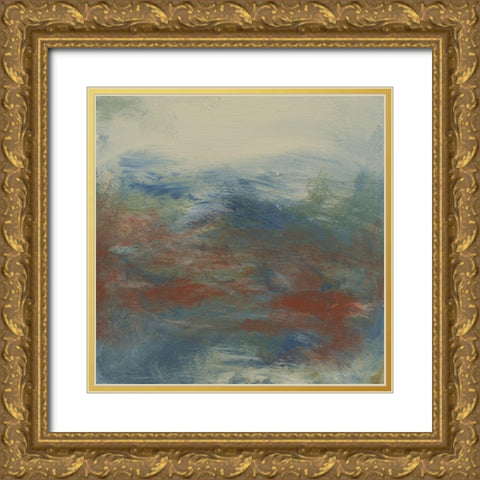 Haze II Gold Ornate Wood Framed Art Print with Double Matting by Gordon, Sharon