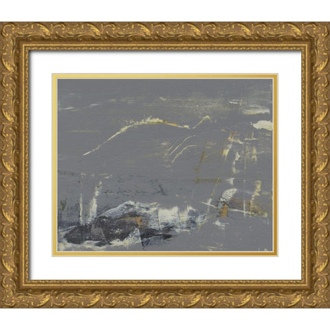 Mystique Abstract I Gold Ornate Wood Framed Art Print with Double Matting by Gordon, Sharon