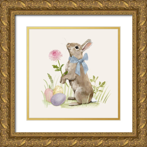 Easter Bun II Gold Ornate Wood Framed Art Print with Double Matting by Barnes, Victoria