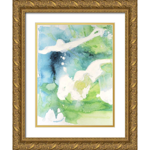 Rising Above I Gold Ornate Wood Framed Art Print with Double Matting by Combs, Joyce