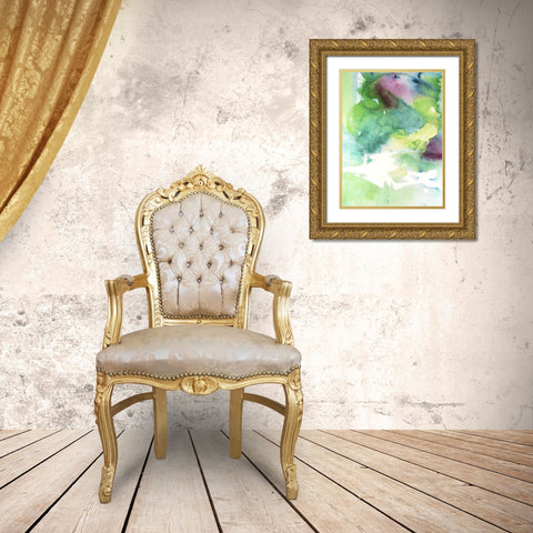 Rising Above IV Gold Ornate Wood Framed Art Print with Double Matting by Combs, Joyce