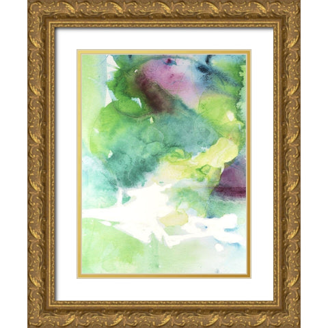 Rising Above IV Gold Ornate Wood Framed Art Print with Double Matting by Combs, Joyce