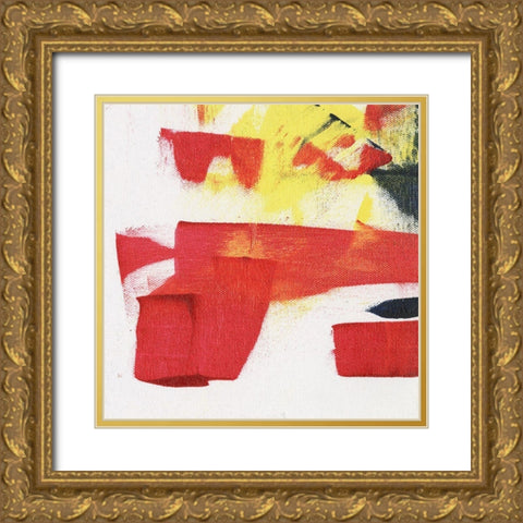 Evolution III Gold Ornate Wood Framed Art Print with Double Matting by Combs, Joyce