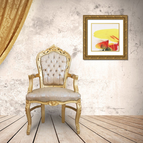 Evolution IV Gold Ornate Wood Framed Art Print with Double Matting by Combs, Joyce