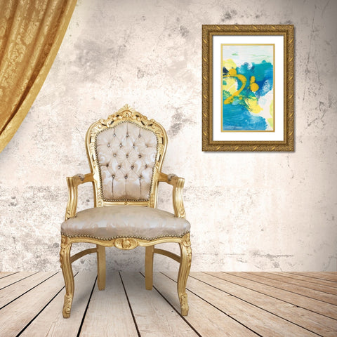 Early Dream I Gold Ornate Wood Framed Art Print with Double Matting by Combs, Joyce