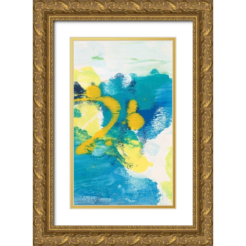 Early Dream I Gold Ornate Wood Framed Art Print with Double Matting by Combs, Joyce