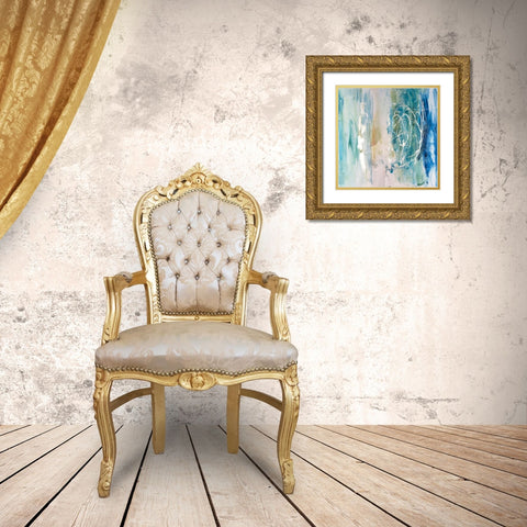 Salty Sea II Gold Ornate Wood Framed Art Print with Double Matting by Combs, Joyce