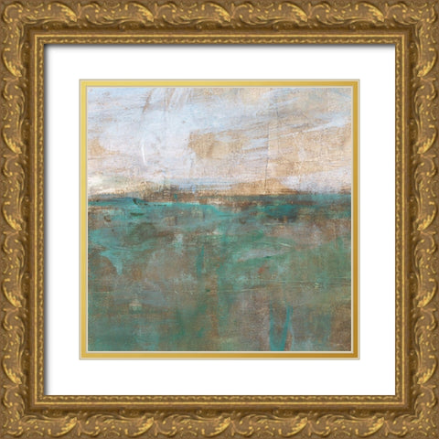 Silver Mint I Gold Ornate Wood Framed Art Print with Double Matting by Harper, Ethan