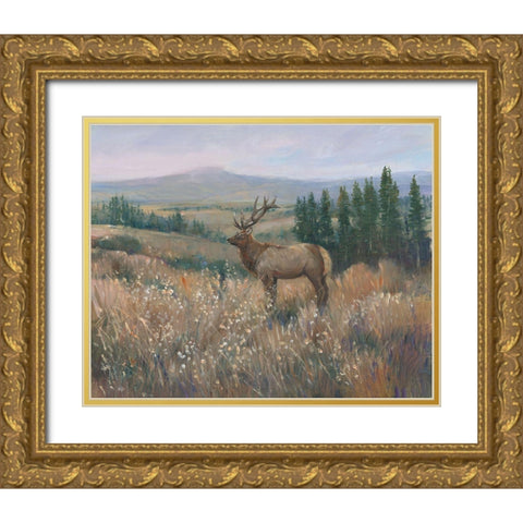 Western Wildlife II Gold Ornate Wood Framed Art Print with Double Matting by OToole, Tim