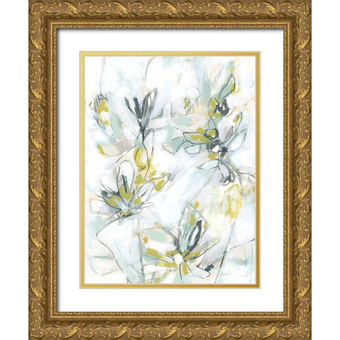 Glacier Garden I Gold Ornate Wood Framed Art Print with Double Matting by Vess, June Erica