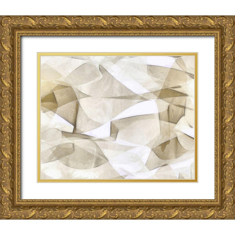 Mindfulness III Gold Ornate Wood Framed Art Print with Double Matting by Saunders, Alonzo