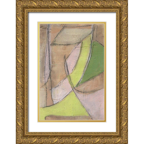 Many Layers II Gold Ornate Wood Framed Art Print with Double Matting by Moore, Regina