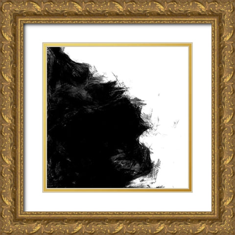 Sketchy II Gold Ornate Wood Framed Art Print with Double Matting by Saunders, Alonzo