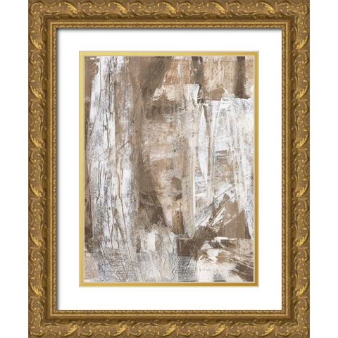 Bronzed I Gold Ornate Wood Framed Art Print with Double Matting by Moore, Regina