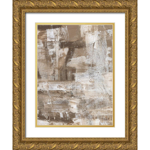 Bronzed II Gold Ornate Wood Framed Art Print with Double Matting by Moore, Regina