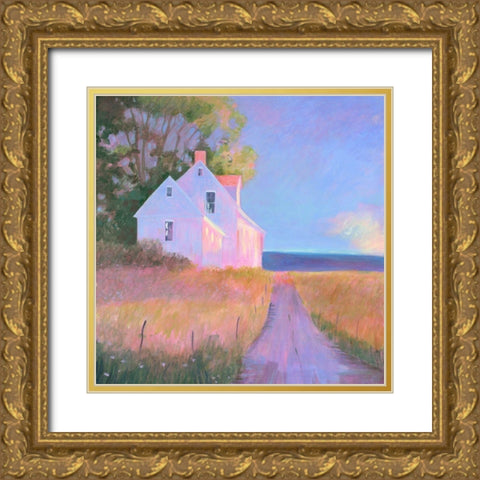 Beautiful Morning Gold Ornate Wood Framed Art Print with Double Matting by Sweetwater