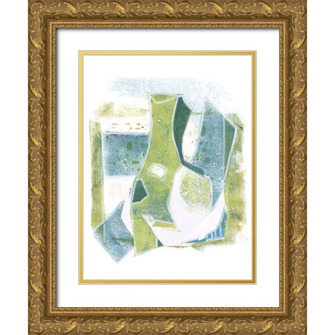 Jubilee Jugs IV Gold Ornate Wood Framed Art Print with Double Matting by Combs, Joyce