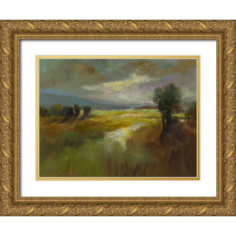 The Way Home Gold Ornate Wood Framed Art Print with Double Matting by Finch, Sheila