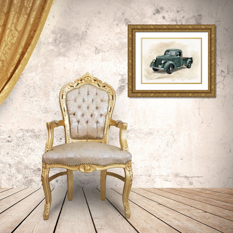 Pickup II Gold Ornate Wood Framed Art Print with Double Matting by Barnes, Victoria