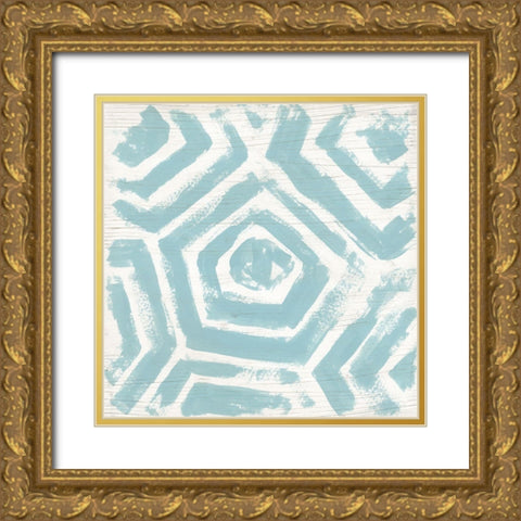 Decorative Signals V Gold Ornate Wood Framed Art Print with Double Matting by Vess, June Erica