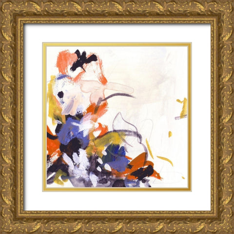 Format Plunge II Gold Ornate Wood Framed Art Print with Double Matting by Wang, Melissa