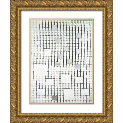 Gossamer I Gold Ornate Wood Framed Art Print with Double Matting by Lam, Vanna