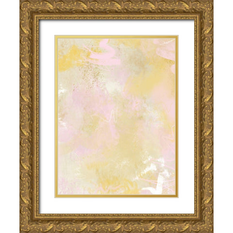Lilys Laugh II Gold Ornate Wood Framed Art Print with Double Matting by Sizemore, Natalie