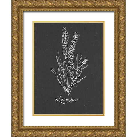 Scent Garden II Gold Ornate Wood Framed Art Print with Double Matting by Sizemore, Natalie