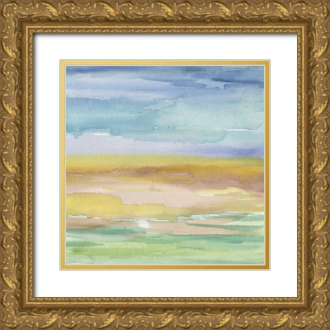 Morning Earth II Gold Ornate Wood Framed Art Print with Double Matting by Longley, Alicia