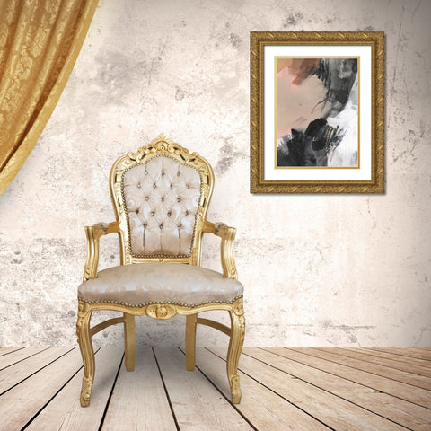 Unbleached Neutrals V Gold Ornate Wood Framed Art Print with Double Matting by Parker, Jennifer Paxton