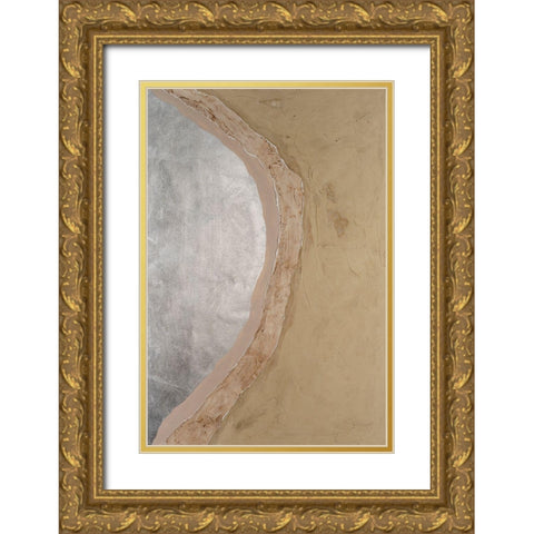 Silver Lake I Gold Ornate Wood Framed Art Print with Double Matting by Willett, Michael