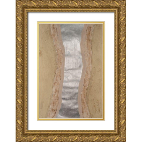 Silver Lake II Gold Ornate Wood Framed Art Print with Double Matting by Willett, Michael
