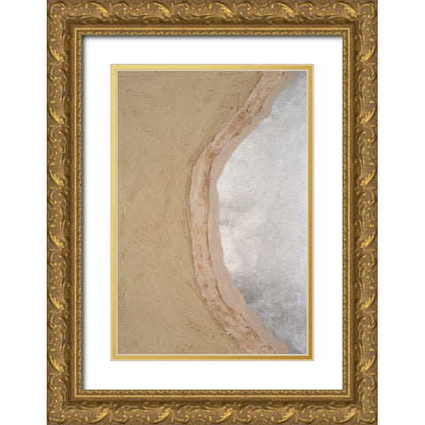 Silver Lake III Gold Ornate Wood Framed Art Print with Double Matting by Willett, Michael