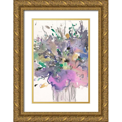 All that Glitters II Gold Ornate Wood Framed Art Print with Double Matting by Dixon, Samuel