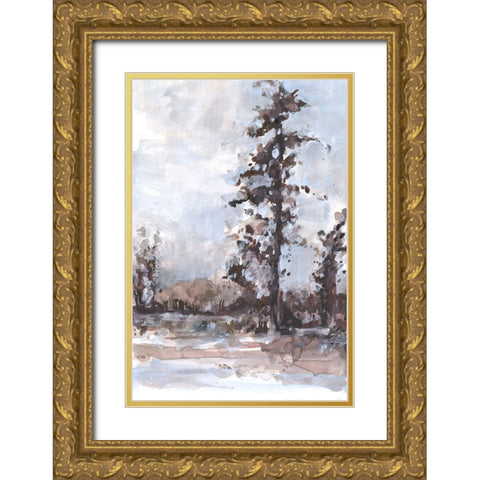 Vintage Tree Moment II Gold Ornate Wood Framed Art Print with Double Matting by Dixon, Samuel
