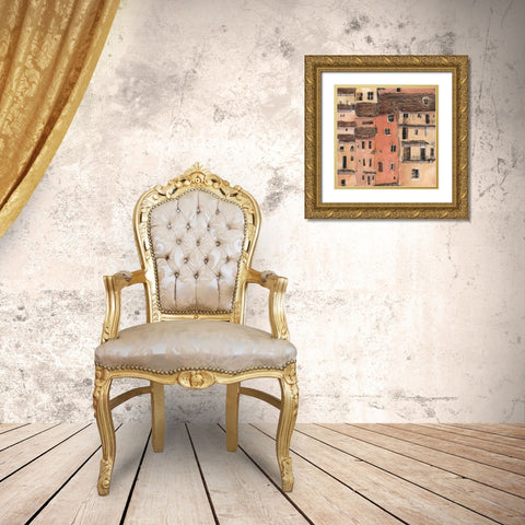 Grande View-Spain Gold Ornate Wood Framed Art Print with Double Matting by Dixon, Samuel