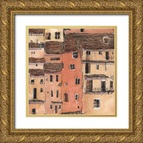 Grande View-Spain Gold Ornate Wood Framed Art Print with Double Matting by Dixon, Samuel