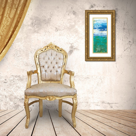 Free Run I Gold Ornate Wood Framed Art Print with Double Matting by Kaelber, Renee