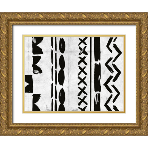 Becoming One I Gold Ornate Wood Framed Art Print with Double Matting by Wang, Melissa