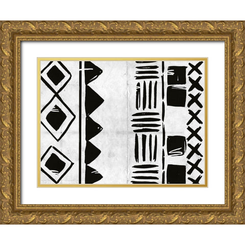 Becoming One III Gold Ornate Wood Framed Art Print with Double Matting by Wang, Melissa