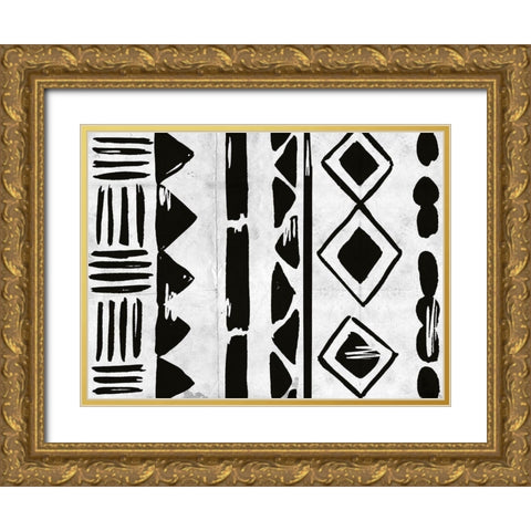 Becoming One IV Gold Ornate Wood Framed Art Print with Double Matting by Wang, Melissa