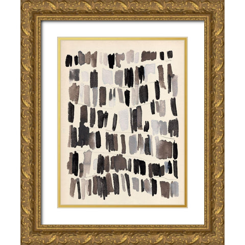 Chalk and Flint IV Gold Ornate Wood Framed Art Print with Double Matting by Warren, Annie