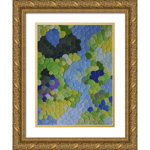Estes Park Gold Ornate Wood Framed Art Print with Double Matting by Good, Coco