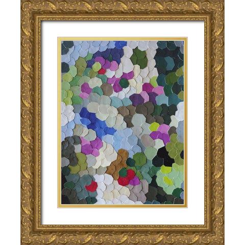 Monaco Hill Garden Gold Ornate Wood Framed Art Print with Double Matting by Good, Coco