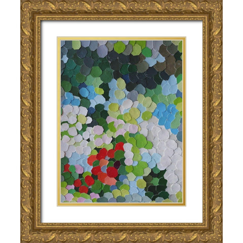 Santa Barbara Gold Ornate Wood Framed Art Print with Double Matting by Good, Coco