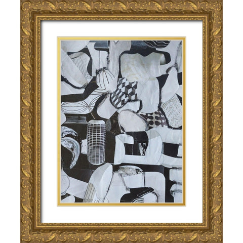 Beverlywood City Forms Gold Ornate Wood Framed Art Print with Double Matting by Good, Coco