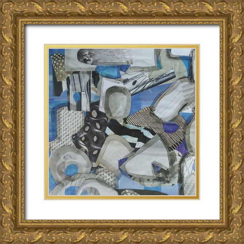 Mediterranean Port II Gold Ornate Wood Framed Art Print with Double Matting by Good, Coco