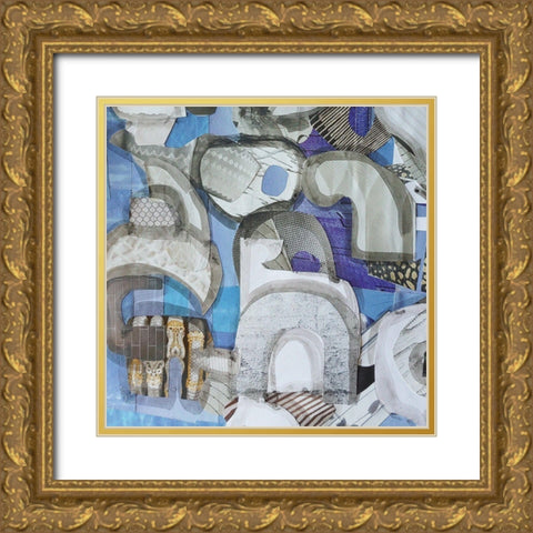 Mediterranean Port III Gold Ornate Wood Framed Art Print with Double Matting by Good, Coco