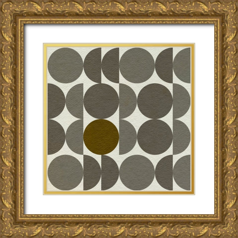 Parentheses II Gold Ornate Wood Framed Art Print with Double Matting by Caroline, Emma