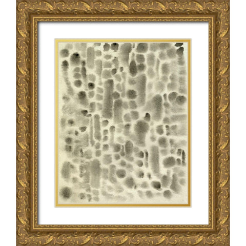 Watercolor Metric II Gold Ornate Wood Framed Art Print with Double Matting by Caroline, Emma